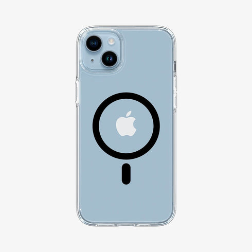 ACS04825 - iPhone 14 Pro Max Case Ultra Hybrid (MagFit) in white showing the back